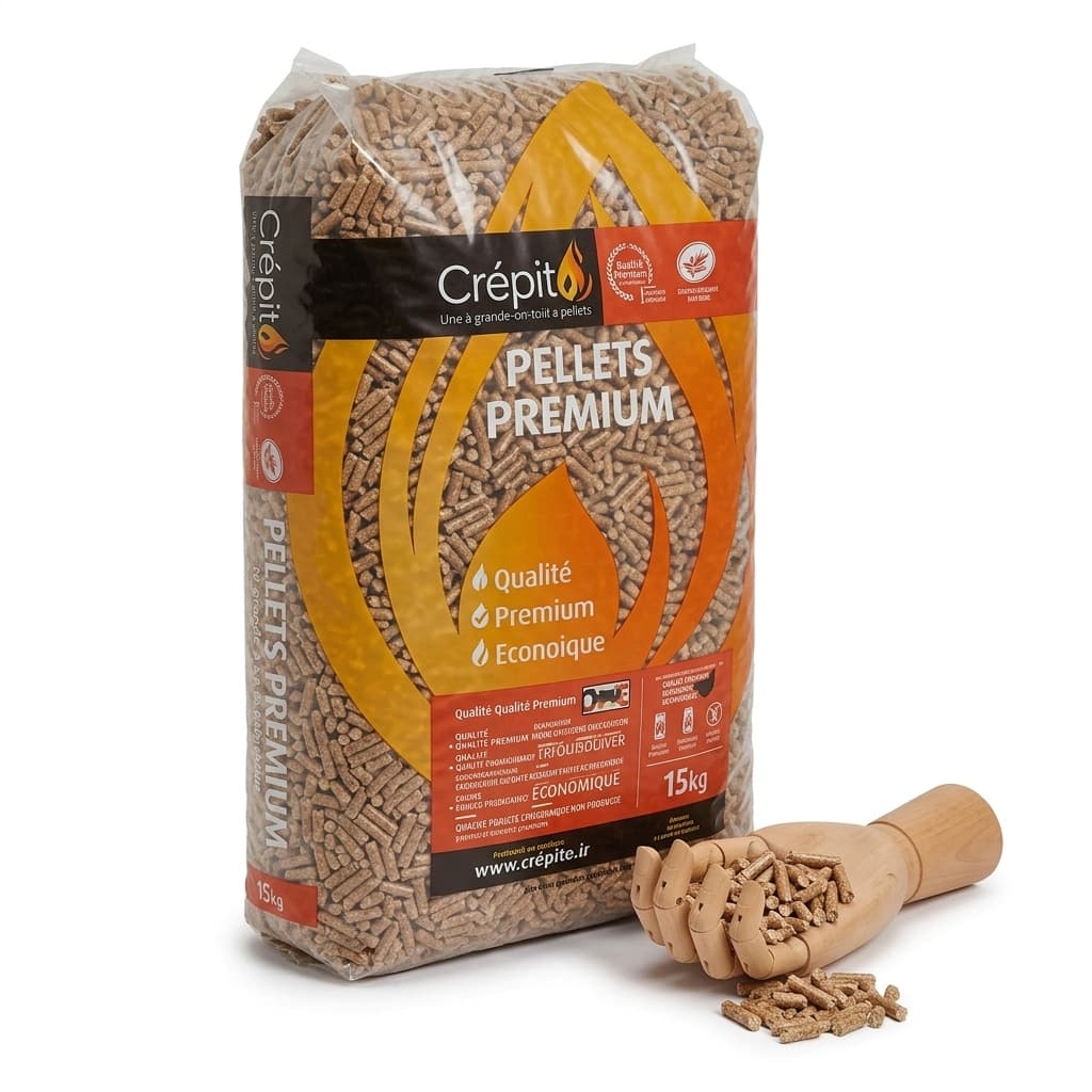 BoisExpress — Granulés de bois BADGER Palette de 65 sacs de 15 kg Tradition Bois