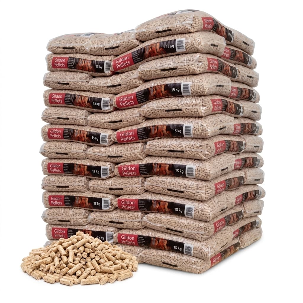 BoisExpress — Pellet Excellent Pellets Palette de 65 sacs de 15 kg Séchage Naturel
