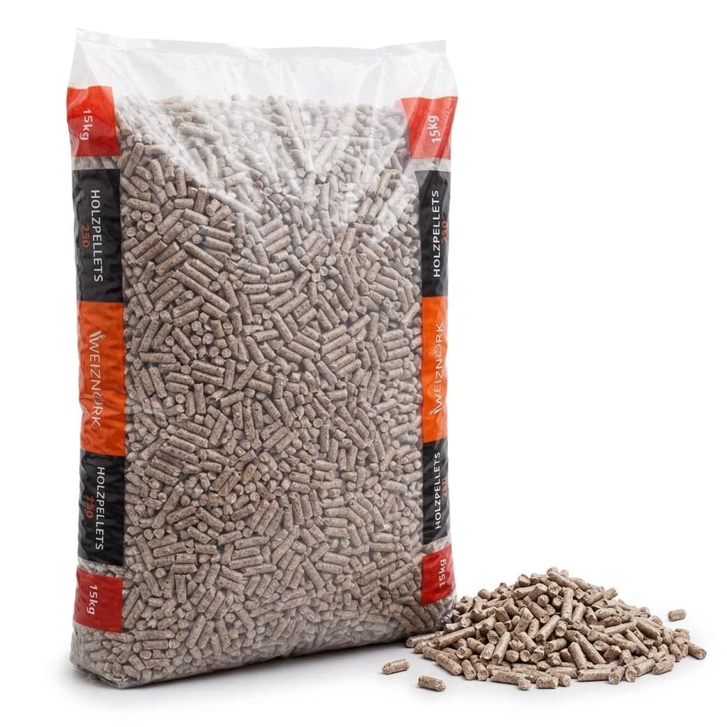 BoisExpress — Granulés HEIZFUXX rouge EN+ A1 Palette 65 sacs x 15kg Séchage Naturel