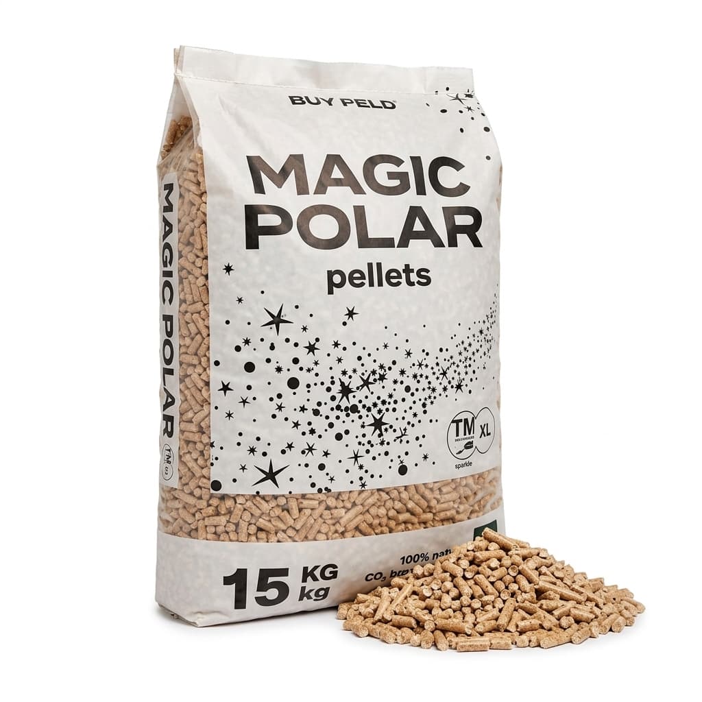 BoisExpress — Pellet MAGIC POLAR Palette de 70 sacs de 15kg EN Plus A1 Forêt Française