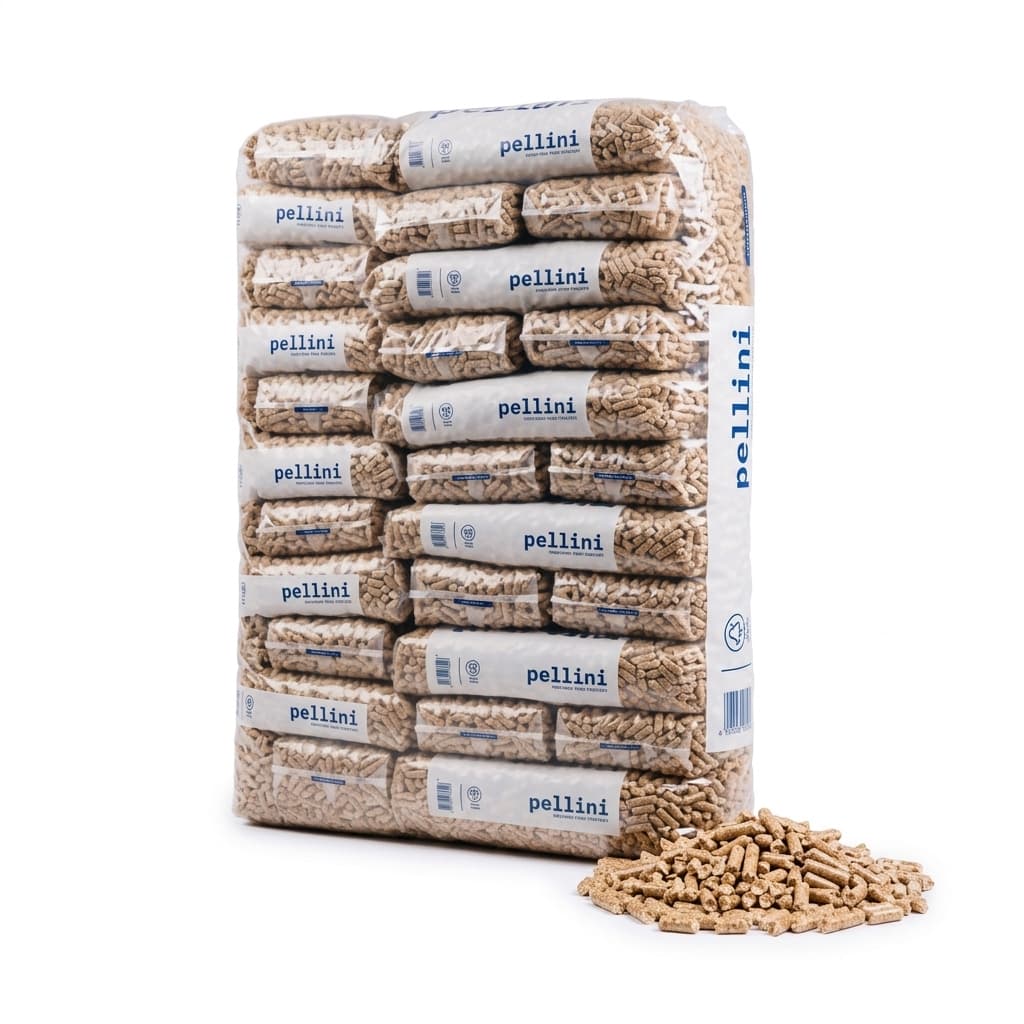 BoisExpress — Pellets Pellini EN+ A1 Palette de 66 sacs de 15 kg Artisan Français