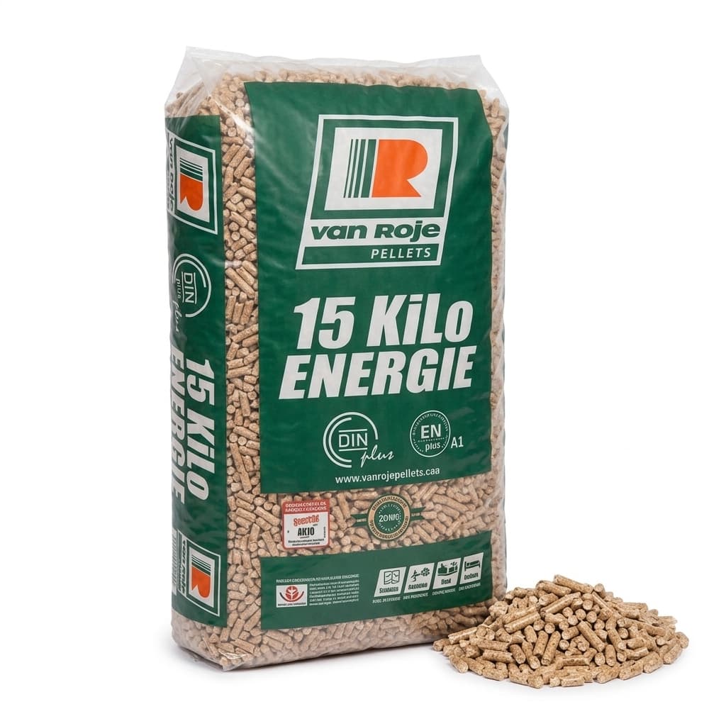 BoisExpress — Pellet Van Roje Palette de 65 sacs de 15 kg Forêt Française