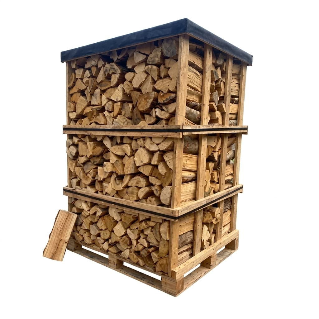 BoisExpress — Mélange de bois durs 33cm Palette de 2,9 stères Artisan Français
