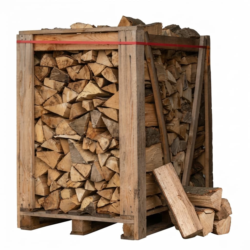 BoisExpress — Bois de chauffage 25cm Palette 1,7 stère 100% Hêtre Séchage Naturel