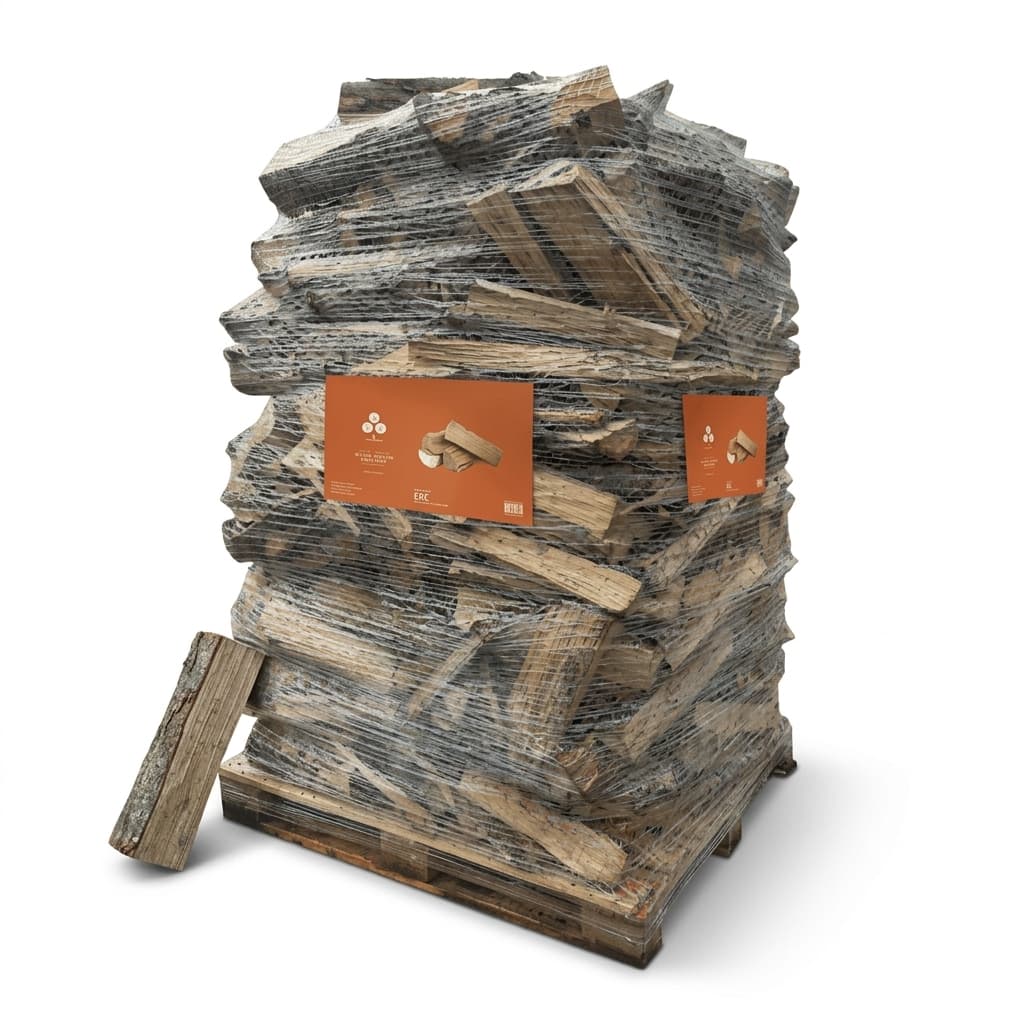 BoisExpress — Bois de chauffage 40 cm Wooday 100% feuillus Séchage Naturel