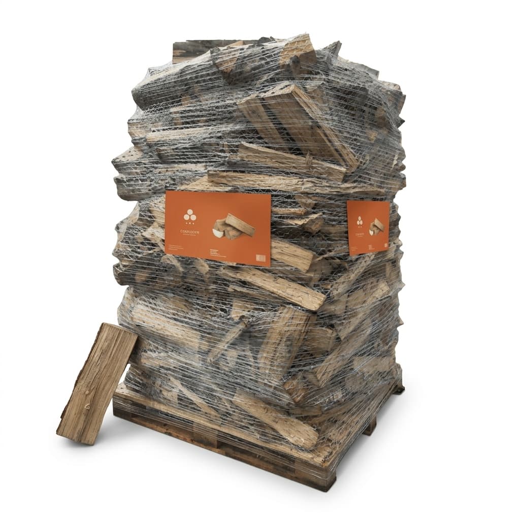 BoisExpress — Bois de chauffage 50 cm Wooday 100% feuillus Séchage Naturel